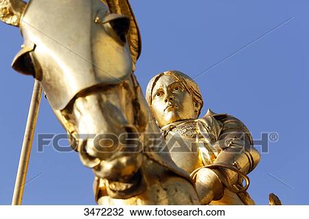 France, Paris. 1st arrondissement. Place des Pyramides. Equestrian statue of Joan of Arc. View Large Photo Image Stock Image - France, Paris. 1st arrondissement. Place des Pyramides. Equestrian statue of Joan of Arc.. Fotosearch