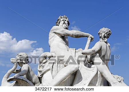 France, Paris. 1st arrondissement. Jardin des Tuileries. Sculpture The Seine and the Marne by Nicolas Coustou. View Large Photo Image Stock Photo - France, Paris. 1st arrondissement. Jardin des Tuileries. Sculpture The Seine and the Marne by Nicolas Coustou.. Fotosearch