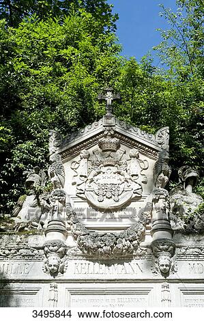France, Paris 20th district. Pere Lachaise cemetery. Grave of Franois Joseph Kellermann (1735-1820), marshal of Empire, the winner of Valmy View Large Photo Image Picture - France, Paris 20th district. Pere Lachaise cemetery. Grave of Franois Joseph Kellermann (1735-1820), marshal of Empire, the winner of Valmy. Fotosearch