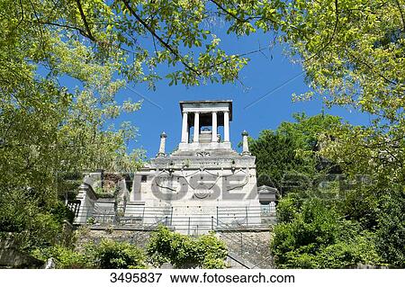 France, Paris 20th district. Pere Lachaise cemetery. Princess Deminoff mausoleum (1818) View Large Photo Image Stock Photo - France, Paris 20th district. Pere Lachaise cemetery. Princess Deminoff mausoleum (1818). Fotosearch