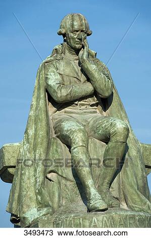 France, Paris, 5th district. Jardin des plantes. The statue of the naturalist Lamarck, bronze by Leon Fagel ( 1906 ) View Large Photo Image Stock Image - France, Paris, 5th district. Jardin des plantes. The statue of the naturalist Lamarck, bronze by Leon Fagel ( 1906 ). Fotosearch