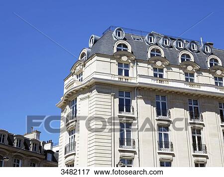 France, Paris. 8th district. Renovated building Place Rio de Janeiro View Large Photo Image Stock Photo - France, Paris. 8th district. Renovated building Place Rio de Janeiro. Fotosearch