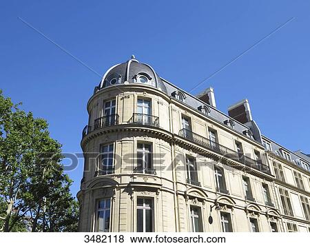 France, Paris. 8th district. Renovated building Place of Narvik. View Large Photo Image Stock Photo - France, Paris. 8th district. Renovated building Place of Narvik.. Fotosearch