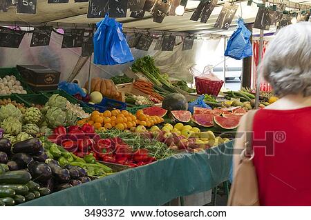 Stock Image - France, Paris, Saint Charles market. Fotosearch