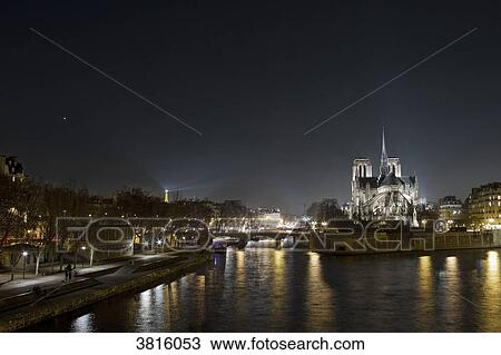 France, Paris, the Seine, ile de la Cite, Cathedral Notre-Dame. View Large Photo Image Stock Image - France, Paris, the Seine, ile de la Cite, Cathedral Notre-Dame.. Fotosearch