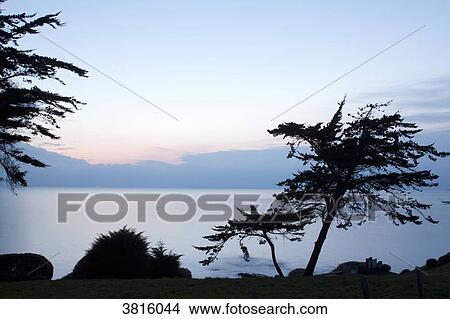 France, Pornic, rocky coast at twilight. View Large Photo Image Picture - France, Pornic, rocky coast at twilight.. Fotosearch