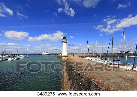 Stock Photography - France, Quiberon Peninsula, Haliguen. The harbour.. Fotosearch
