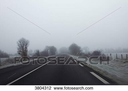 France, road in the country covered with frost. View Large Photo Image Stock Image - France, road in the country covered with frost.. Fotosearch