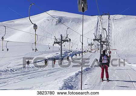 France. Savoie. Winter sports, ski View Large Photo Image Stock Image - France. Savoie. Winter sports, ski. Fotosearch