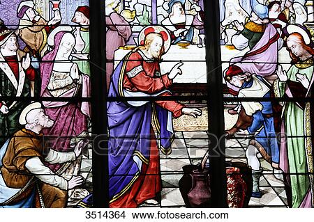 France, Seine et Marne. Nemours. City center. Saint Jean Baptiste church. Stained glasses. View Large Photo Image Picture - France, Seine et Marne. Nemours. City center. Saint Jean Baptiste church. Stained glasses.. Fotosearch
