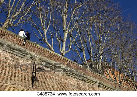 Picture - France, South-West of France, Toulouse, Downtown. Fotosearch