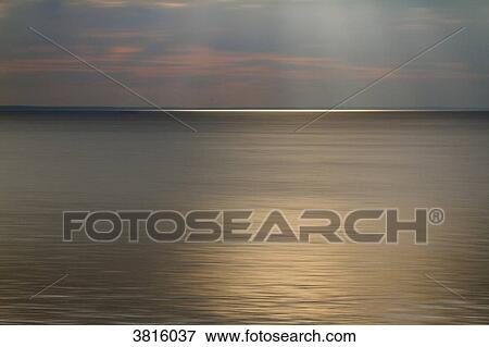 France, sunset on the sea. View Large Photo Image Stock Photo - France, sunset on the sea.. Fotosearch