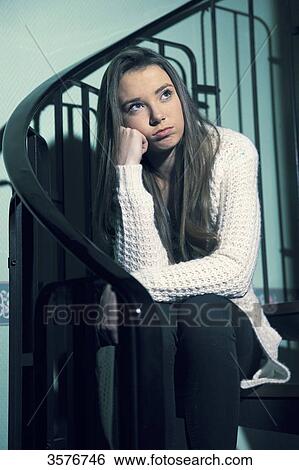France, teenager at home View Large Photo Image Stock Photograph - France, teenager at home. Fotosearch