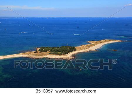 France, Western France, aerial view of Quiberon peninsula. Pointe Conguel. View Large Photo Image Stock Photo - France, Western France, aerial view of Quiberon peninsula. Pointe Conguel.. Fotosearch