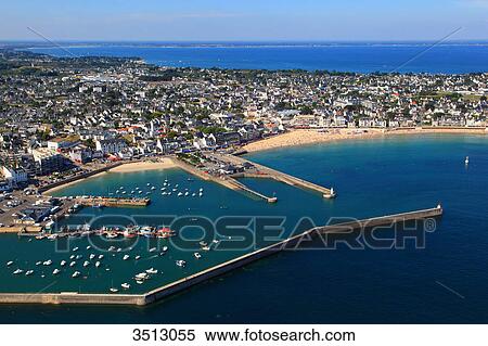 France, Western France, aerial view of Quiberon peninsula. Quiberon. View Large Photo Image Stock Photography - France, Western France, aerial view of Quiberon peninsula. Quiberon.. Fotosearch