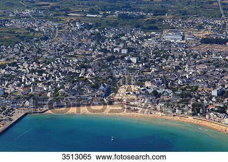 France, Western France, aerial view of Quiberon peninsula. Quiberon. View Large Photo Image Stock Photography - France, Western France, aerial view of Quiberon peninsula. Quiberon.. Fotosearch