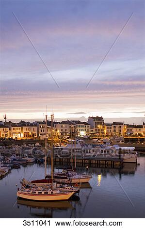 France, Western France, Yeu island, Port-Joinville. View Large Photo Image Stock Image - France, Western France, Yeu island, Port-Joinville.. Fotosearch