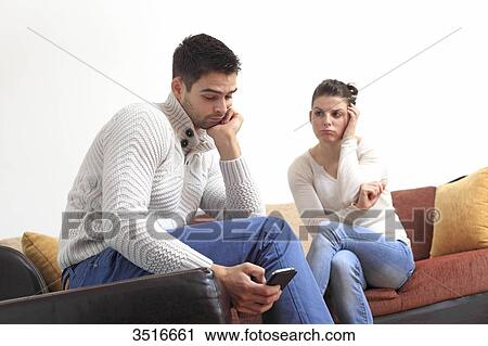 France, young couple at home View Large Photo Image Stock Image - France, young couple at home. Fotosearch