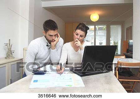 France, young couple at home View Large Photo Image Stock Photograph - France, young couple at home. Fotosearch