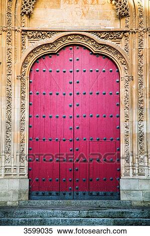 Front door in Salamanca, Spain View Large Photo Image Stock Photography - Front door in Salamanca, Spain. Fotosearch