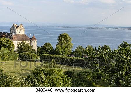 Germany, Baden-Wurttemberg, Castle of Meersburg, a small medieval town on Lake Constance View Large Photo Image Stock Photo - Germany, Baden-Wurttemberg, Castle of Meersburg, a small medieval town on Lake Constance. Fotosearch