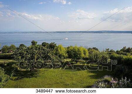 Germany, Baden-Wurttemberg, Medieval town of Meersburg on Lake Constance View Large Photo Image Stock Photo - Germany, Baden-Wurttemberg, Medieval town of Meersburg on Lake Constance. Fotosearch
