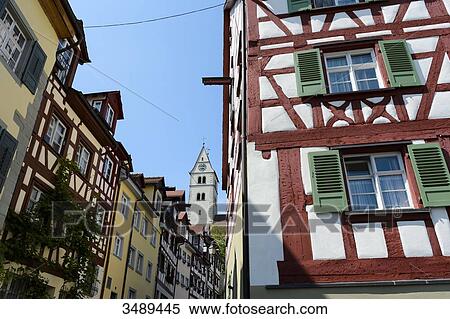 Germany, Baden-Wurttemberg, Medieval town of Meersburg on Lake Constance View Large Photo Image Stock Photography - Germany, Baden-Wurttemberg, Medieval town of Meersburg on Lake Constance. Fotosearch