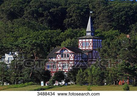 Germany, Binz. German seaside resort in Mecklemburg-Vorpommern. View Large Photo Image Picture - Germany, Binz. German seaside resort in Mecklemburg-Vorpommern.. Fotosearch