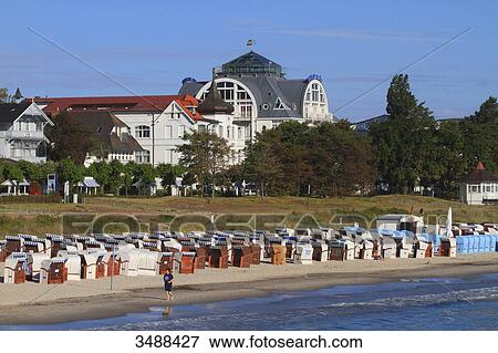 Stock Photo - Germany, Binz. German seaside resort in Mecklemburg-Vorpommern.. Fotosearch