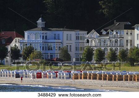 Germany, Binz. German seaside resort in Mecklemburg-Vorpommern. View Large Photo Image Stock Photo - Germany, Binz. German seaside resort in Mecklemburg-Vorpommern.. Fotosearch