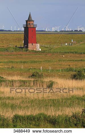 Germany, Dagebll. Schleswig-Holstein. The old lighthouse. View Large Photo Image Stock Photo - Germany, Dagebll. Schleswig-Holstein. The old lighthouse.. Fotosearch