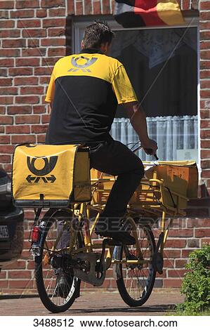 Germany, Deutsche Post. Postman. View Large Photo Image Stock Image - Germany, Deutsche Post. Postman.. Fotosearch