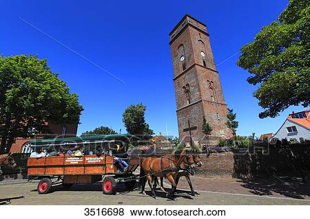 Germany, Lower Saxony. Borkum Island. The old lighthouse. View Large Photo Image Stock Photo - Germany, Lower Saxony. Borkum Island. The old lighthouse.. Fotosearch