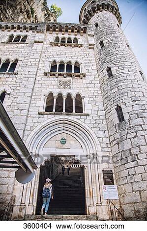 Picture - Holy Door of the Sanctuary of Rocamadour, Lot, France. Fotosearch
