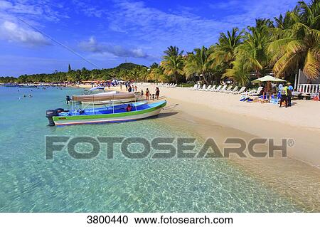 Honduras, Islas de la Bahia, Roatan Island. West Bay. Mahogany Bay View Large Photo Image Stock Image - Honduras, Islas de la Bahia, Roatan Island. West Bay. Mahogany Bay. Fotosearch