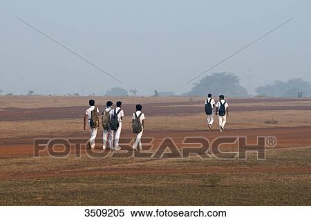 India, Chhattisgarh, High school students in the morning View Large Photo Image Stock Photography - India, Chhattisgarh, High school students in the morning. Fotosearch