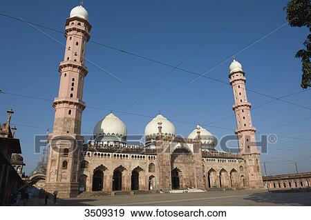 India, Madhya Pradesh, Bhopal, Taj-ul-Masajid mosque View Large Photo Image Stock Photo - India, Madhya Pradesh, Bhopal, Taj-ul-Masajid mosque. Fotosearch