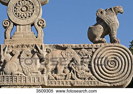 India, Madhya Pradesh, Sanchi, Stupa N1 View Large Photo Image Stock Photography - India, Madhya Pradesh, Sanchi, Stupa N1. Fotosearch