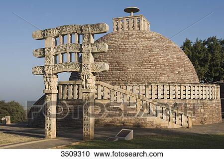 India, Madhya Pradesh, Sanchi, Stupa N3 View Large Photo Image Stock Image - India, Madhya Pradesh, Sanchi, Stupa N3. Fotosearch