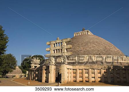 India, Madhya Pradesh, Sanchi, Western gateway; Stupa N1 View Large Photo Image Stock Image - India, Madhya Pradesh, Sanchi, Western gateway; Stupa N1. Fotosearch