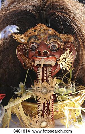 Indonesia, Bali, Klungkung, Melasti ceremony (purification), offering before masks. View Large Photo Image Picture - Indonesia, Bali, Klungkung, Melasti ceremony (purification), offering before masks.. Fotosearch