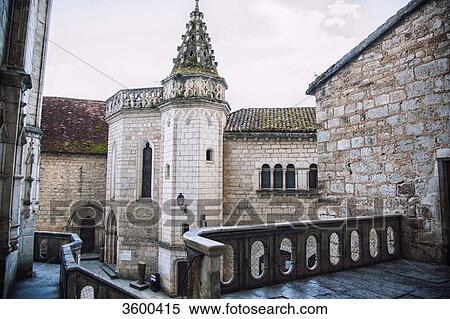 Inner courtyard of the Sanctuary of Rocamadour, Lot, France View Large Photo Image Stock Photography - Inner courtyard of the Sanctuary of Rocamadour, Lot, France. Fotosearch