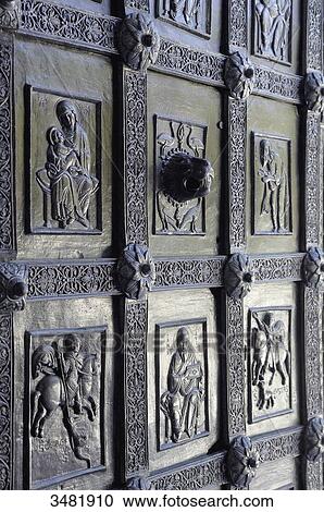 Italy, Campania, Amalfi Coast, Ravello, Cathedral, the bronze door of the central portal View Large Photo Image Stock Image - Italy, Campania, Amalfi Coast, Ravello, Cathedral, the bronze door of the central portal. Fotosearch