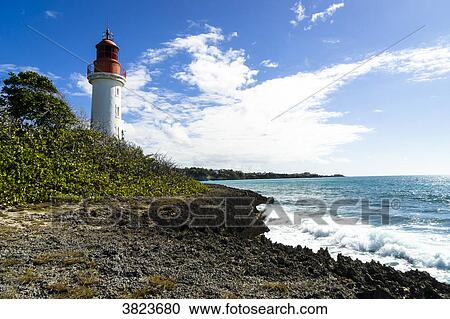 Lighthouse, Gosier island, Guadeloupe, France View Large Photo Image Stock Image - Lighthouse, Gosier island, Guadeloupe, France. Fotosearch