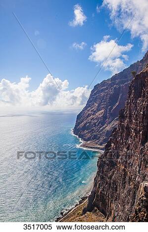 Stock Photography - Madeira Island, Cabo Girao, view on the coast. Fotosearch