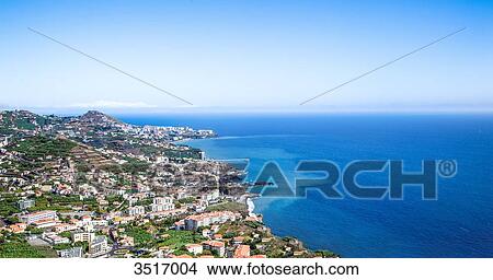 Madeira Island, Camara de Lobos, view on the village View Large Photo Image Picture - Madeira Island, Camara de Lobos, view on the village. Fotosearch