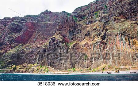 Madeira Island, Cape Girao, Camara de Lobos Beach View Large Photo Image Stock Photograph - Madeira Island, Cape Girao, Camara de Lobos Beach. Fotosearch