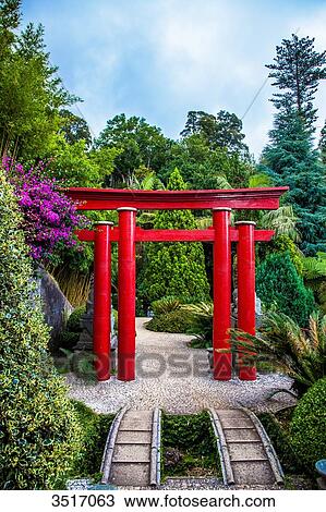 Madeira Island, Japan area of Monte Palace Tropical Garden, torii View Large Photo Image Stock Image - Madeira Island, Japan area of Monte Palace Tropical Garden, torii. Fotosearch