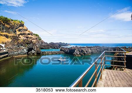 Madeira Island, Lake Seixal View Large Photo Image Stock Image - Madeira Island, Lake Seixal. Fotosearch