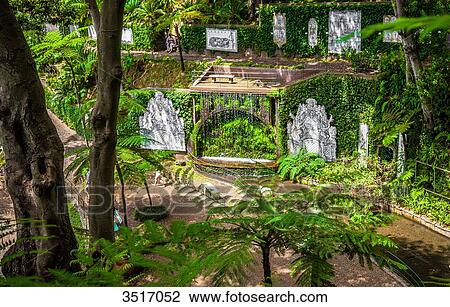 Madeira Island, Monte Palace Tropical Gardens View Large Photo Image Stock Image - Madeira Island, Monte Palace Tropical Gardens. Fotosearch